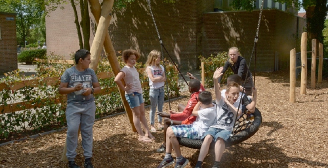 Gezond Schoolplein voor Dr. M. van der Hoeveschool in Amersfoort