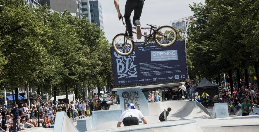 Nieuw Skatepark Westblaak officieel geopend