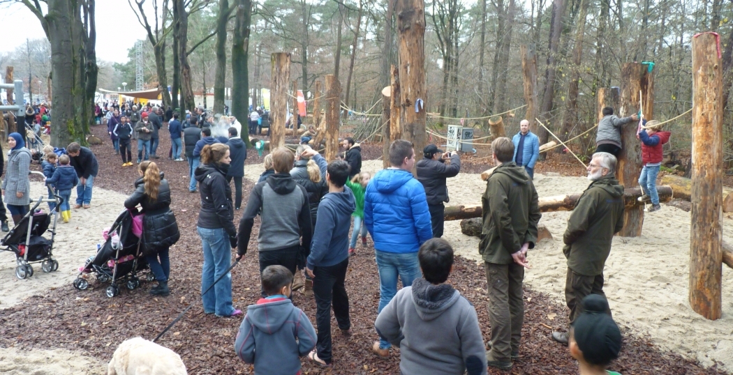 Natuurspeelterrein Heumensoord Nijmegen feestelijk geopend