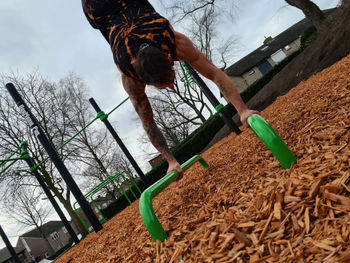 Nieuw calisthenics speelpark in Ossendrecht