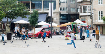 Centrum Pontevedra is een groot speelplein