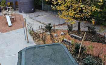 Het eerste Groenblauwe schoolplein van Dordrecht