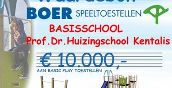 Kinderen Enschedese school winnen speeltoestel van 10.000 euro