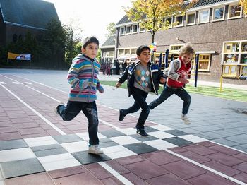 Sportief schoolplein in Deventer