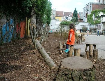 Natuurspeelplaats voor Antwerpse scholen