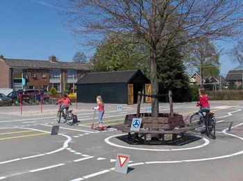 Verkeersschoolpleinen in Drenthe