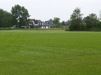 Huizen op sportvelden Zaanstad